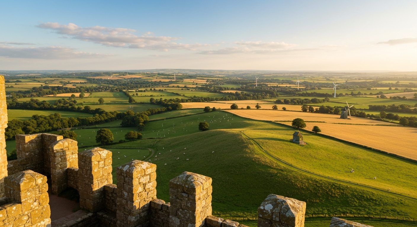 Rockingham Castle View